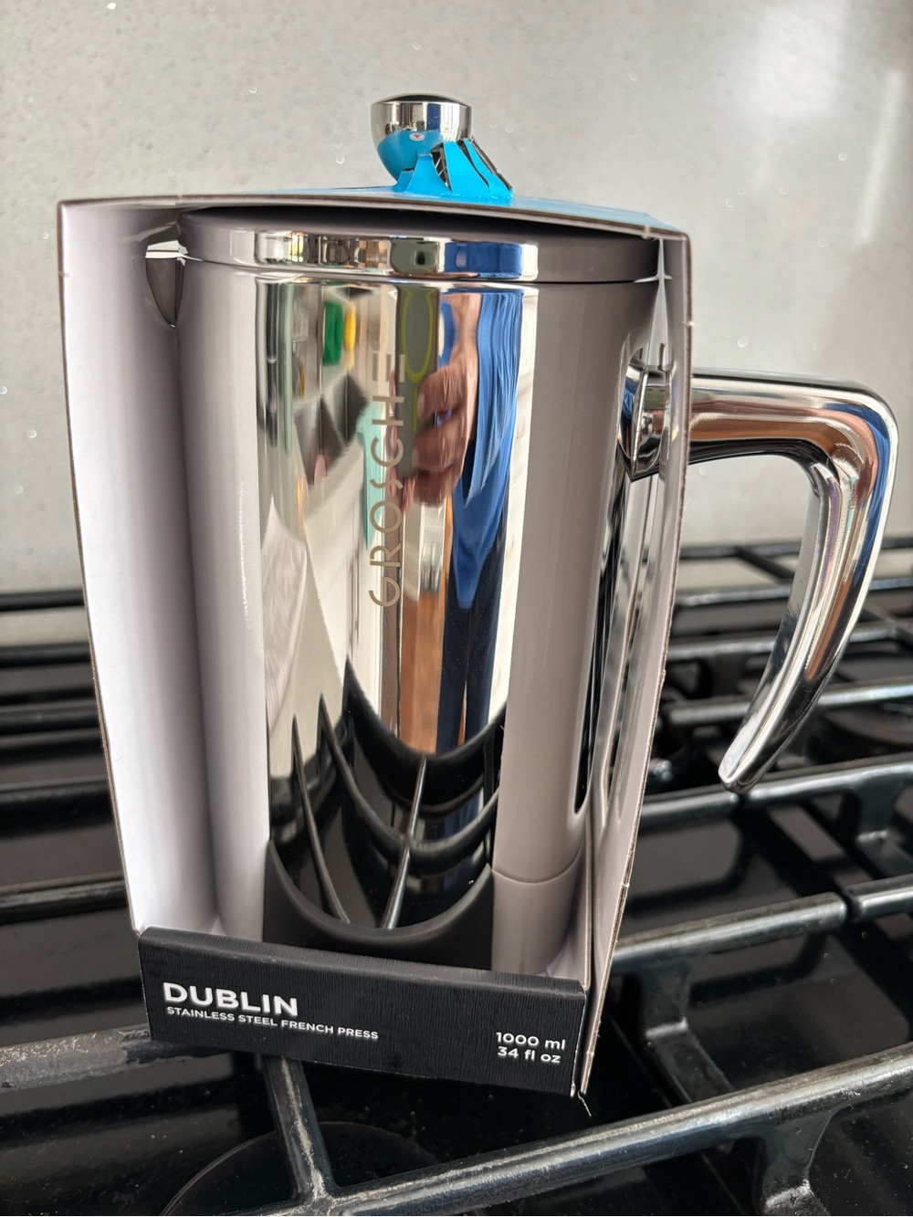 Dublin Stainless Steel French Press - Polished Silver